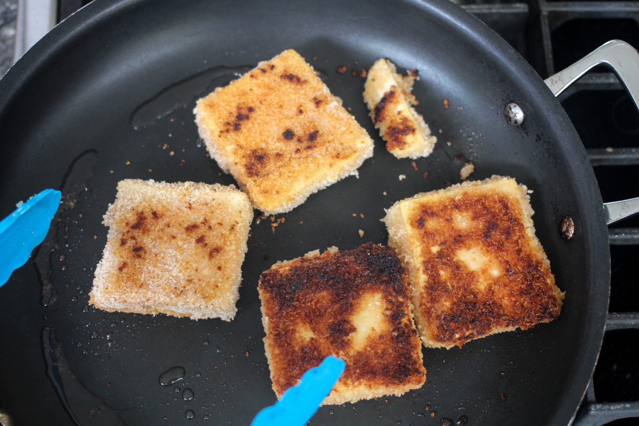 Unchicken Fried Tofu Sandwich - Susan Cooks Vegan