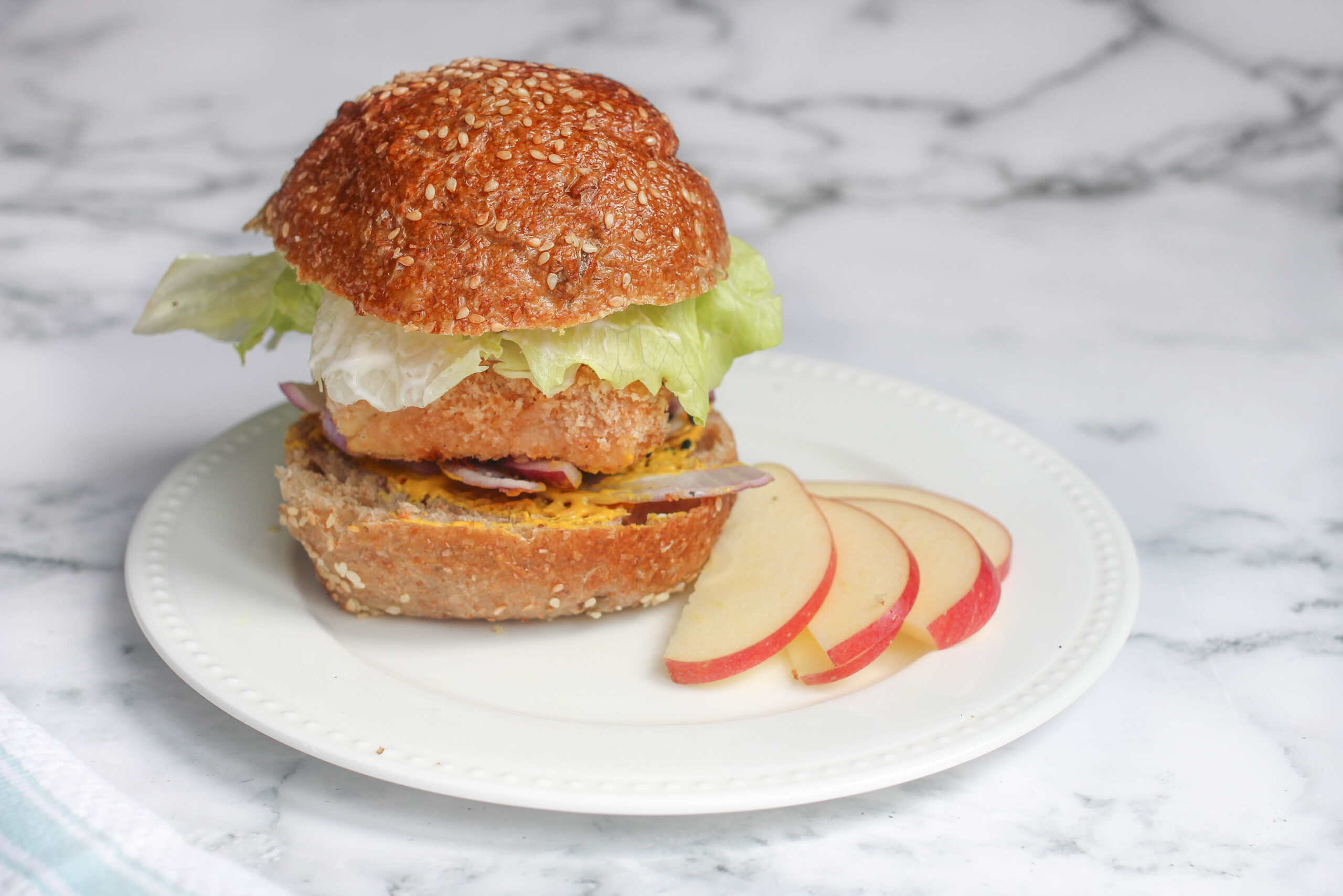 Unchicken Fried Tofu Sandwich - Susan Cooks Vegan