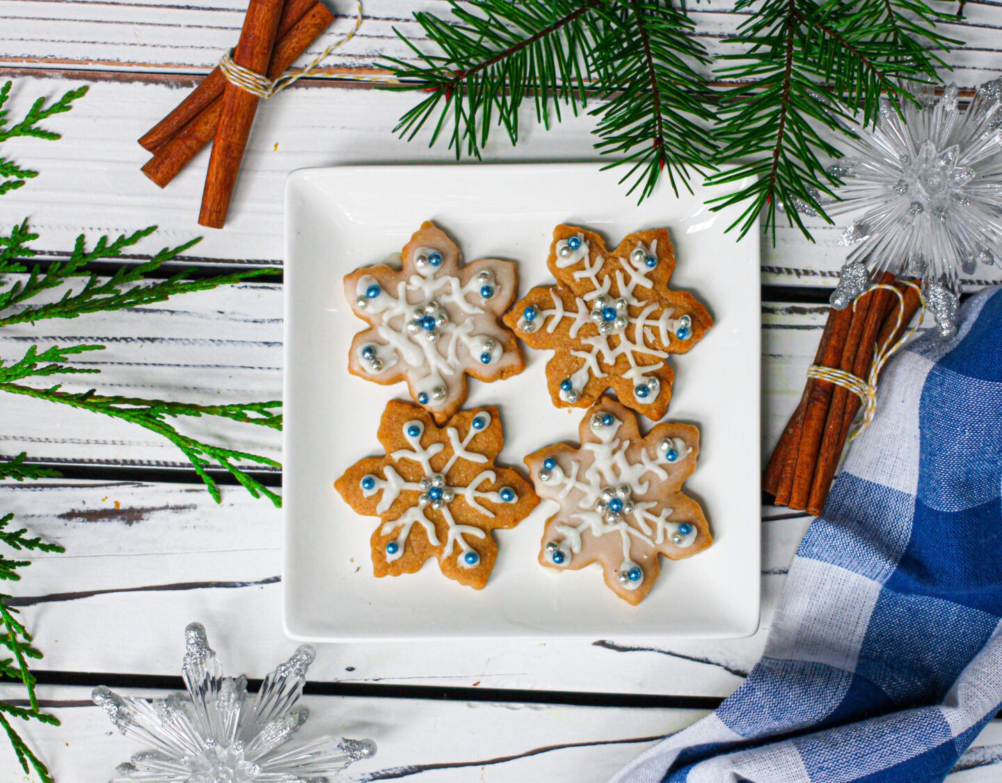 Vegan-Maple-Cinnamon-Snowflake-Cookies-Susan-Pratt