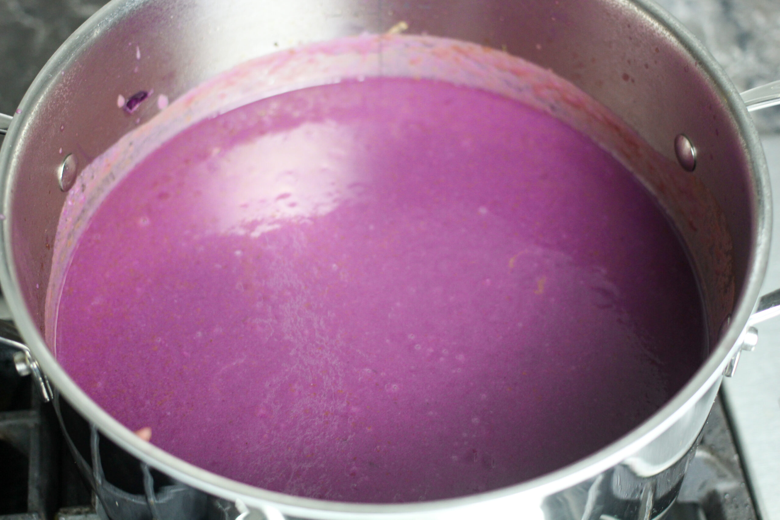 How To Make A Purple Sweet Potato Soup - Susan Cooks Vegan