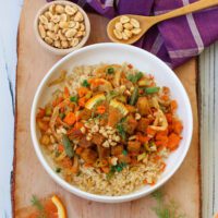 LIVE ONLINE CLASS: Curried Tofu Colorful Vegetables and Orange Rice - Image 2